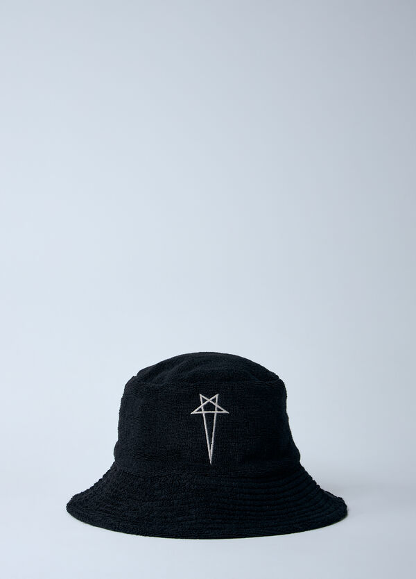 Rick Owens x Champion Beach Bucket Hat Black roc0363003